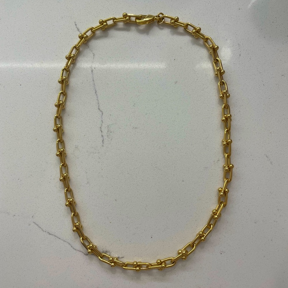 Hardware Link Gold Necklace